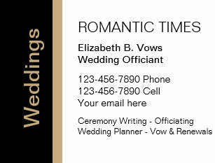 Wedding Officiant Business Cards Zazzle Wedding Officiant Business Cards