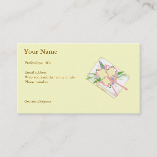Wedding Officiant Business Cards