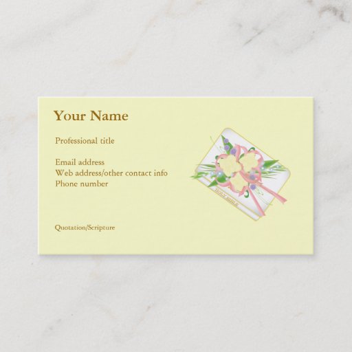 Customizable Wedding Officiant Business Cards