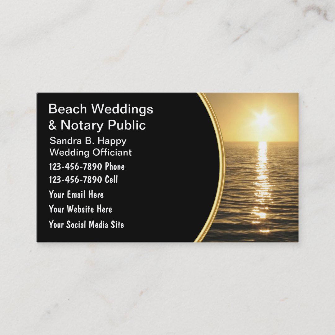Wedding Officiant Business Cards Zazzle