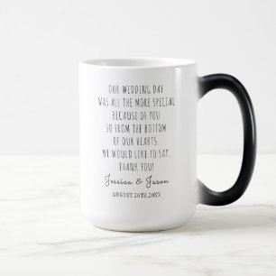 Wedding Officiant Ever Gift Thank You for Marrying Color Morph Mug