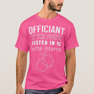 Wedding Officiant Wedding Party Internet Ordained T-Shirt