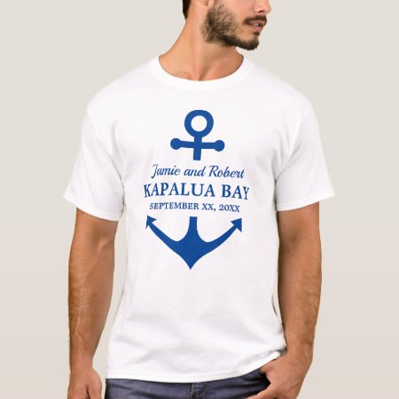 Wedding On The Beach, By The Sea Or On A Boat T-shirt