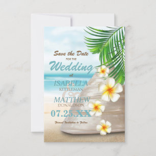 Wedding on the Beach - Save the Date