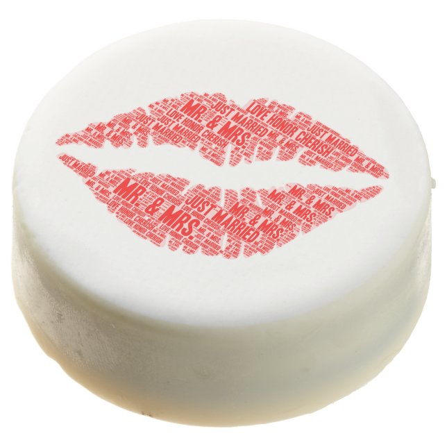 Wedding - One Dozen Dipped Oreo® Cookies (Angled)