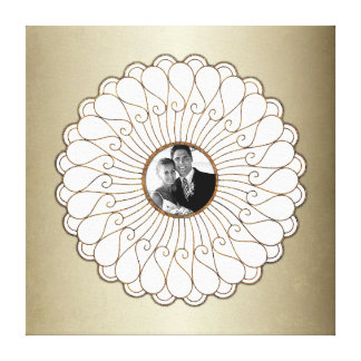 Wedding Or Anniversary Custom Photo Personalized Canvas Print