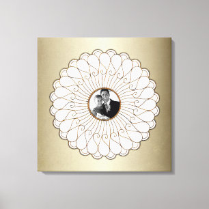 Wedding Or Anniversary Custom Photo Personalized Canvas Print