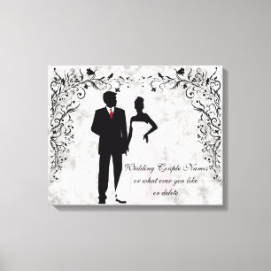 Wedding or Anniversary Memento Canvas Print