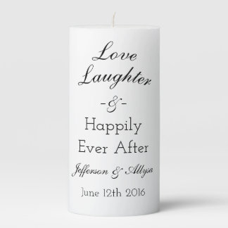 Wedding or Anniversary Personalized Candle