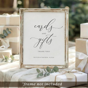 Wedding or Bridal Shower Cards & Gifts Sign
