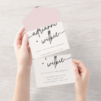 Wedding or invitation card