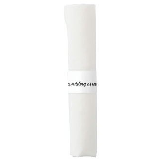 Wedding or party napkin bands