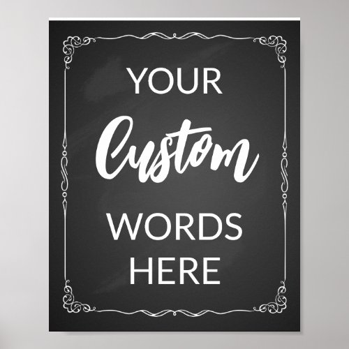 Wedding or Party Sign make your own custom