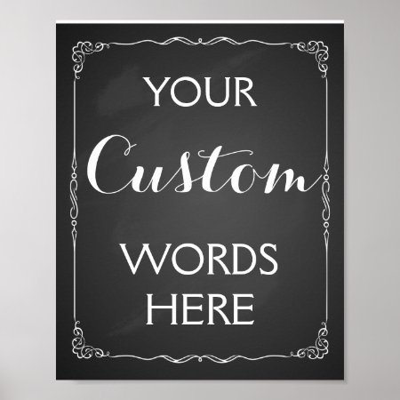 Wedding Or Party Sign Make Your Own Custom