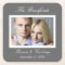 Wedding or Special Event Photo Coasters - Gray
