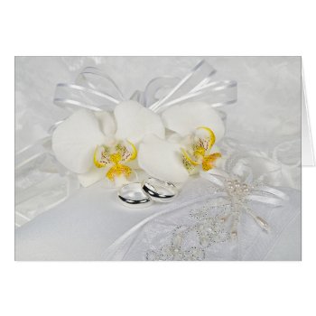 Wedding Orchids And Rings by dryfhout at Zazzle