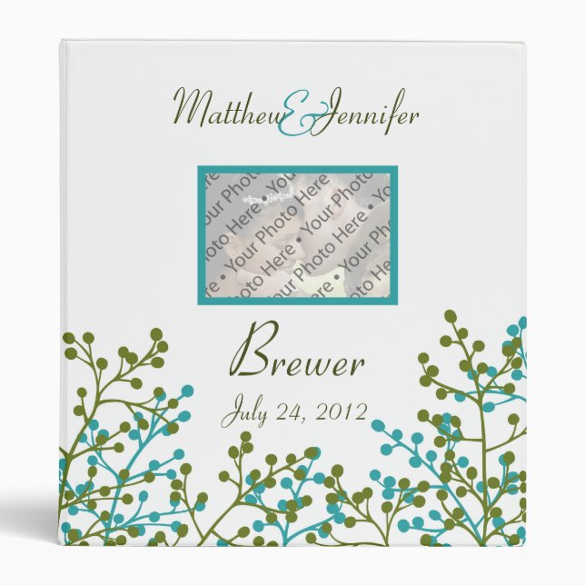 Wedding Organizer and Photo Memory Book Binder (Front)