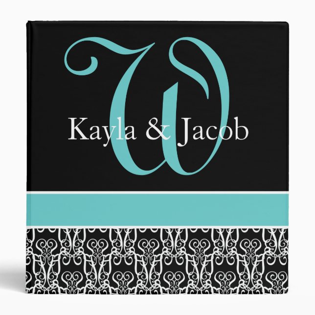 Wedding Organizer Binder Blue (Front)