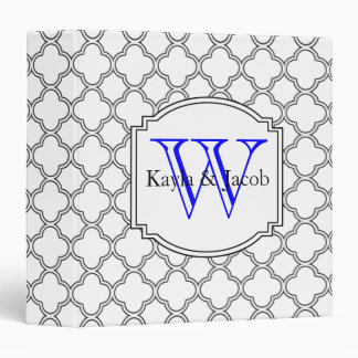 Wedding Organizer Binder - Cobalt Blue