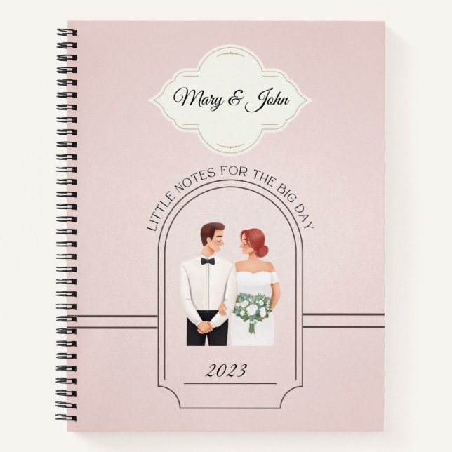 Wedding organizer  notebook (Front)
