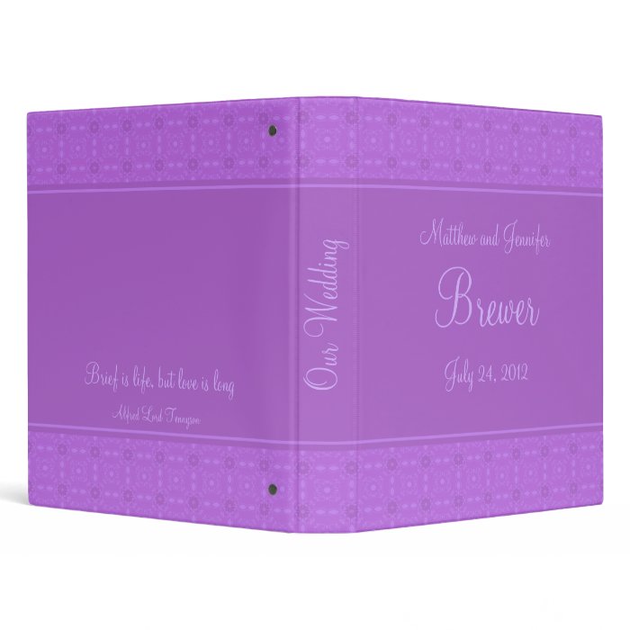 Wedding Organizer, Planning Binder and Memory Book