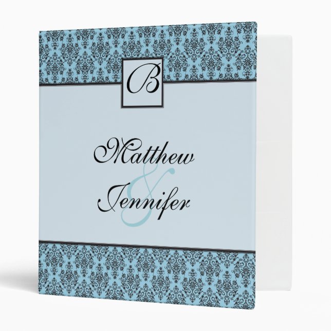 Wedding Organizer, Planning Binder and Memory Book (Front/Inside)