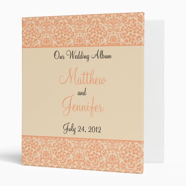 Wedding Organizer, Planning Binder and Memory Book (Front/Inside)