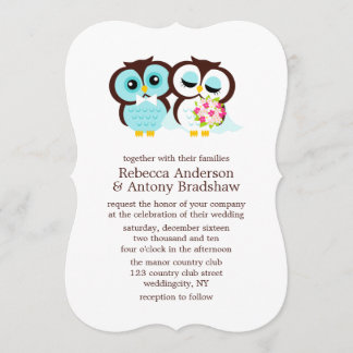 Wedding Owls Invitation