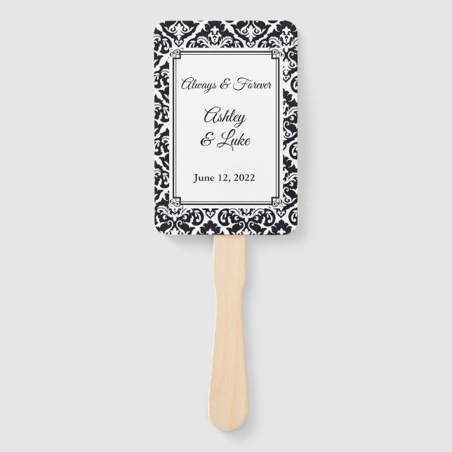 Wedding Paddle Fan (Front)
