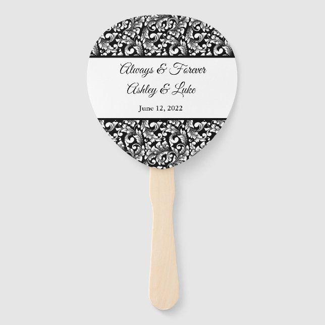 Wedding Paddle Fan (Front)