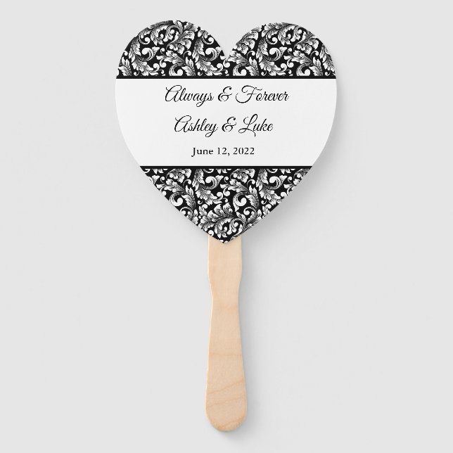 Wedding Paddle Fan (Front)