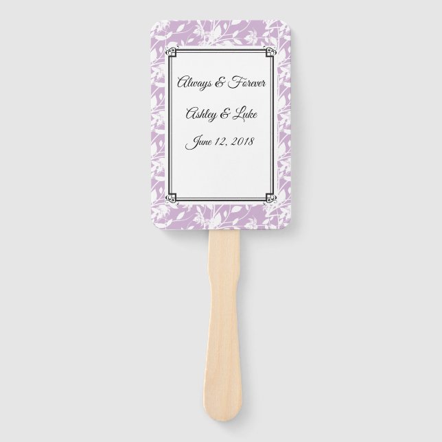 Wedding Paddle Fan (Front)