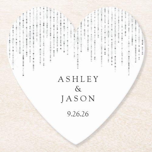 Wedding paper coaster