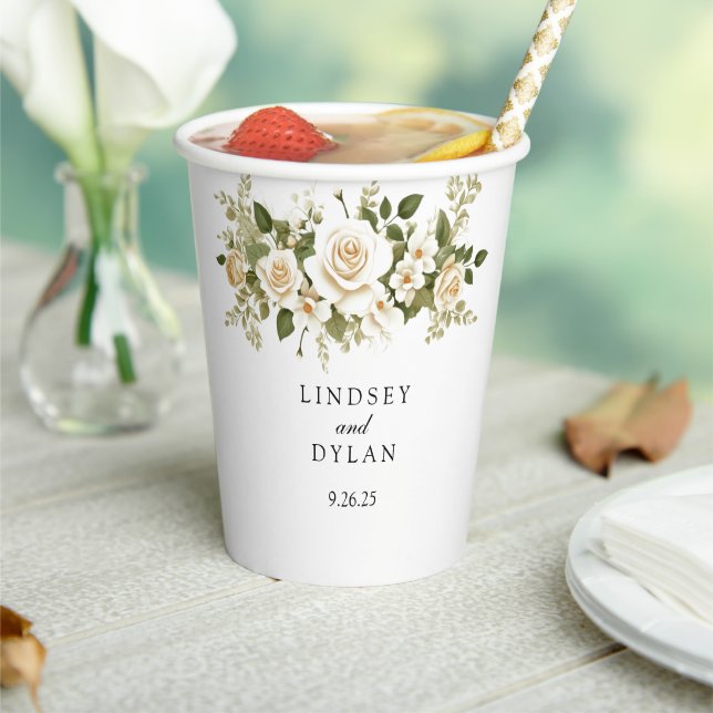 Wedding  paper cups (Insitu)