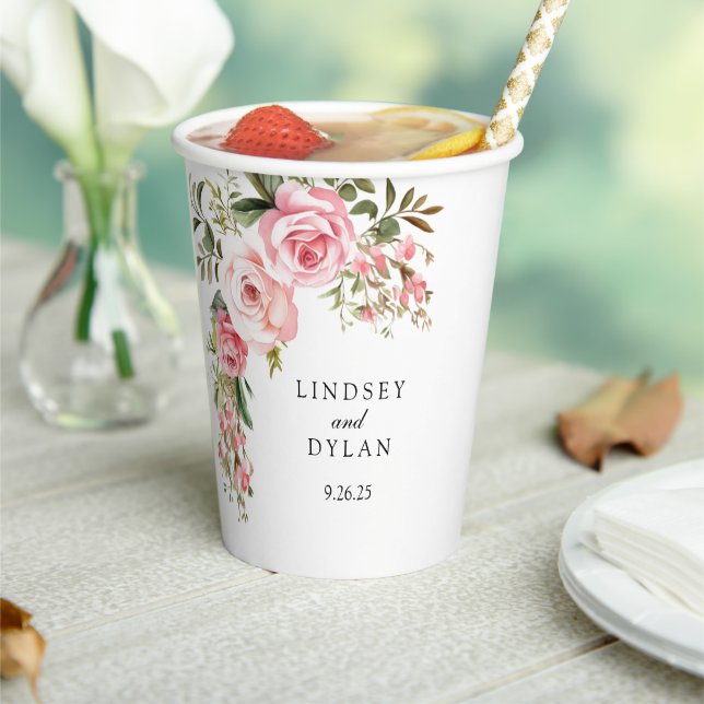 Wedding  paper cups (Insitu)