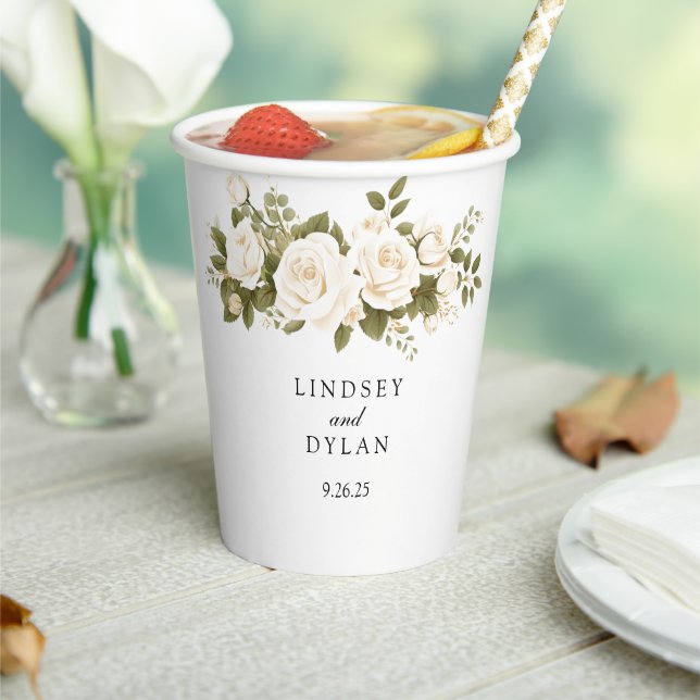 Wedding  paper cups (Insitu)
