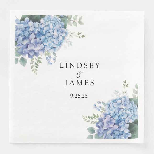 Wedding Paper Dinner Napkins (Front)