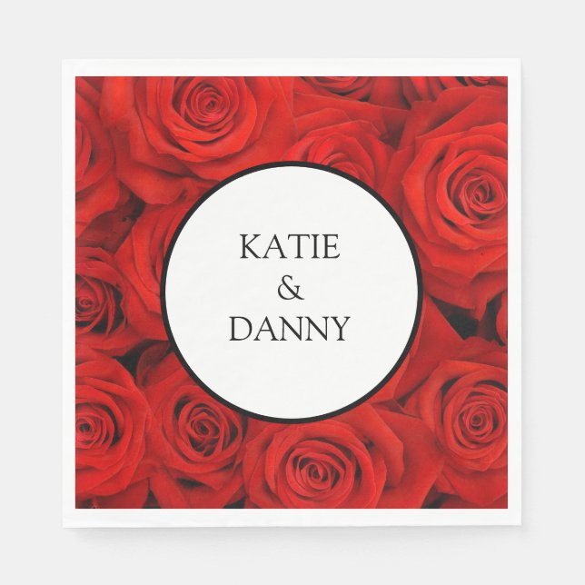 Wedding Paper Napkins (Front)