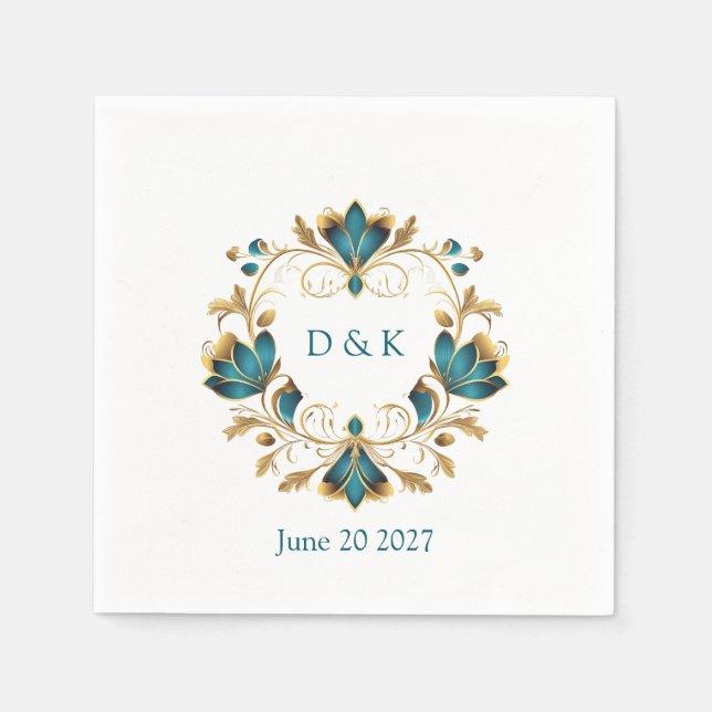 Wedding Paper  Napkins (Front)