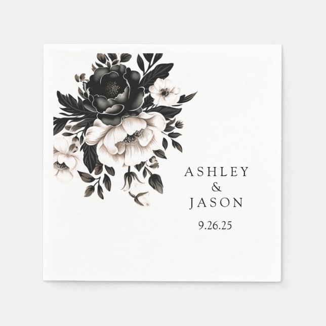 Wedding Paper Napkins (Front)