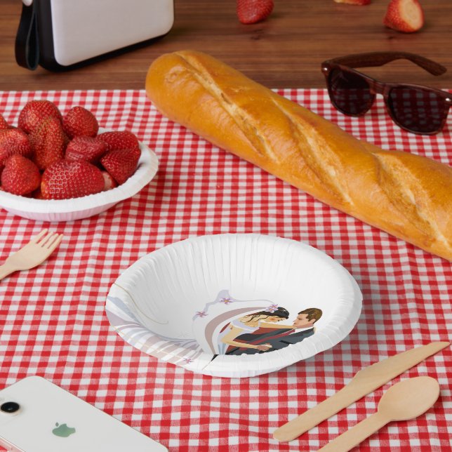 Wedding Paper Plate Bowls (Picnic)