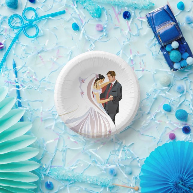 Wedding Paper Plate Paper Bowls (Party)