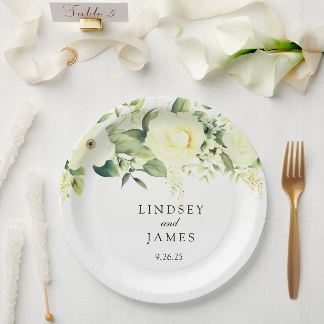 Wedding  paper plates (Wedding)