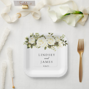 Wedding paper plates