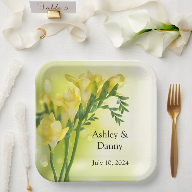Wedding  paper plates (Wedding)