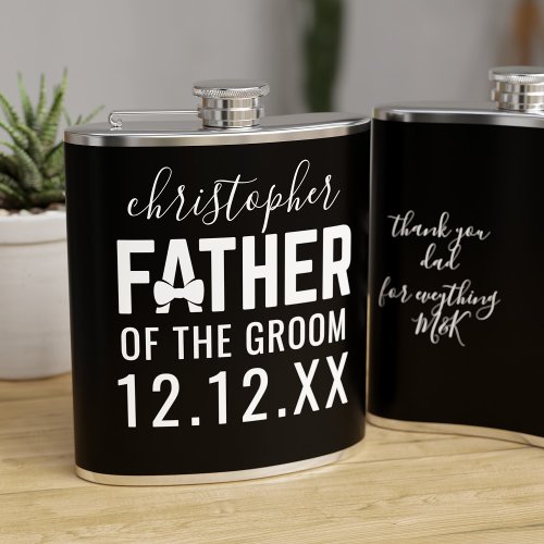 Wedding Parent Father of the Groom Flask