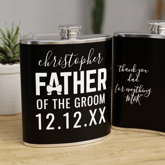 Wedding Parent Father of the Groom Flask (Creator Uploaded)