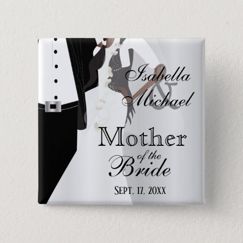 Wedding Party and Family Members Button