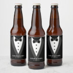 Wedding Party Beer Bottle Beer Bottle Label<br><div class="desc">Wedding Party Beer Bottle - easy to customize with names and wedding date</div>
