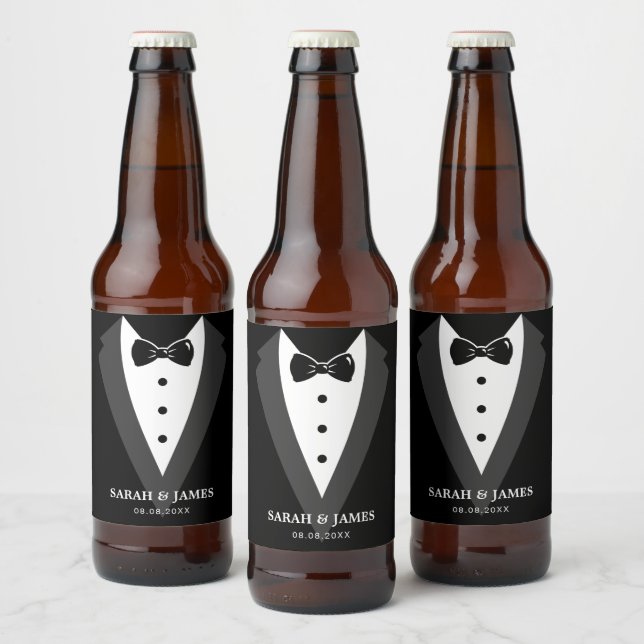 Wedding Party Beer Bottle Label (Bottles)